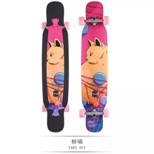 TAKE OFF Long board Cat series Yellow cats