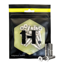 Hardware 7/8 Silver (10pcs) Skateboard Nuts