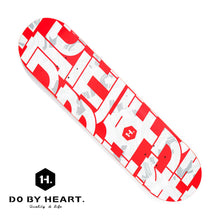 Skateboard DBH 2017 Forever Young-White Red
