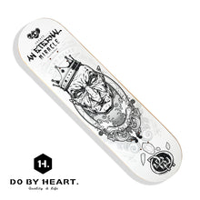 Skateboard DO BY HEART Hand painted series crown