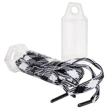 POWERSLIDE CHECKER LACES (WHITE/BLACK)
